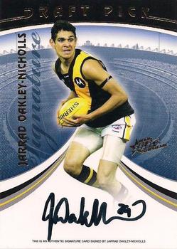 2006 Select AFL Supreme - Draft Pick Signatures #DP8 Jarrad Oakley-Nicholls Front
